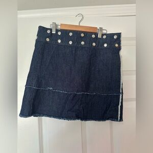 Coco + Carmen denim stud skirt wrap